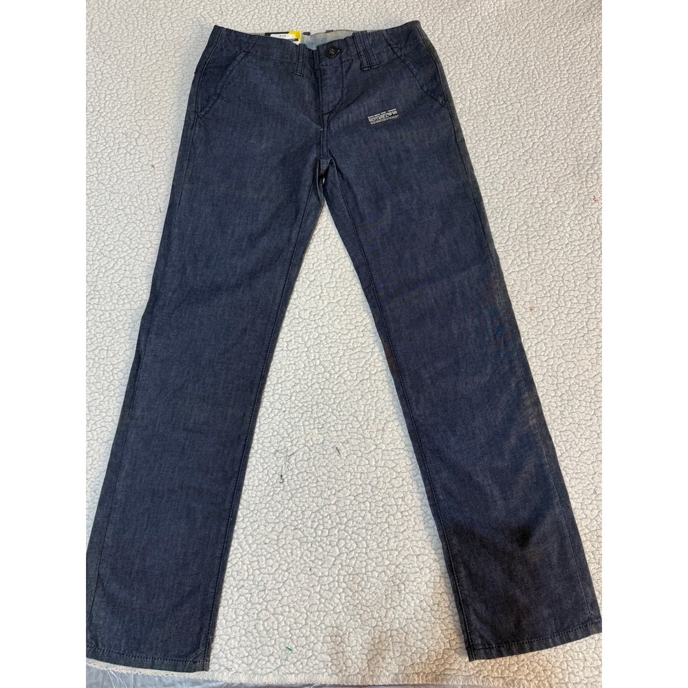 Volcom Jehu Youth Slim Straight Fit Jeans Dark Wash Denim Size 27/14 NWT